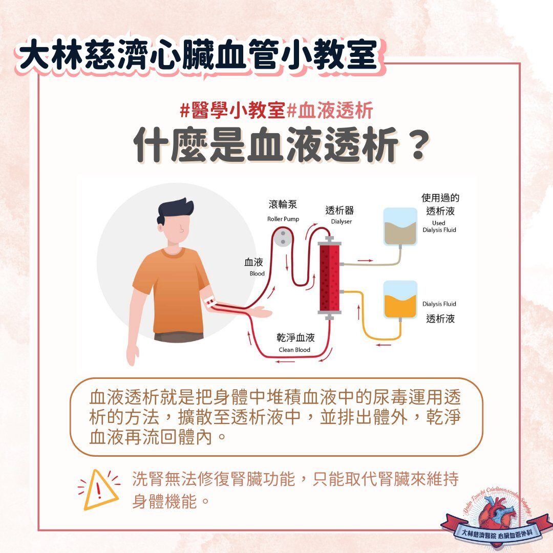 什麼是血液透析？ - 大林慈濟心臟血管外科